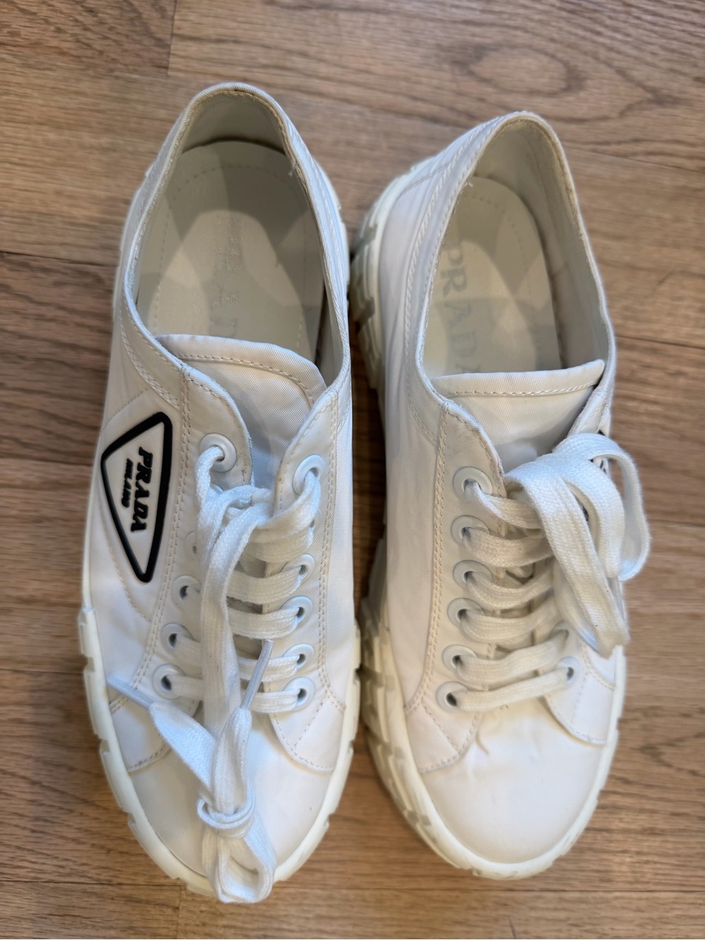 PRADA Wheel gabardine sneakers | sz 40 - Picture 6 of 10